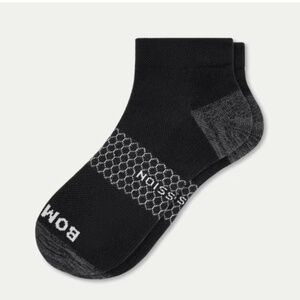 Women's Everyday Ankle Compression Socks - Black Grey, Size Small